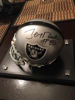 Jerry Rice Autograph mini helmet