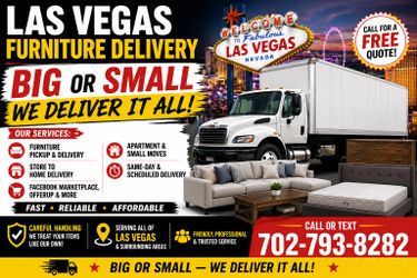 Las Vegas Delivery Services (20+ Years EXPERIANCE)