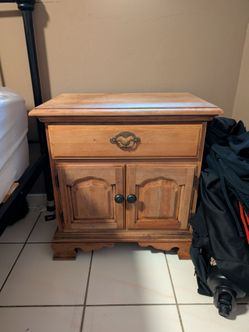 Wooden Nightstand