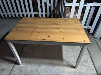 Wood table
