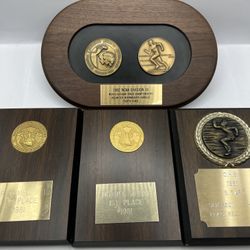 Vintage , Medal Collection 1982 NCAA 4-th Okace 400 Meters. And Others 1981.