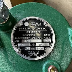3/4Hp 240V Sewage Pump