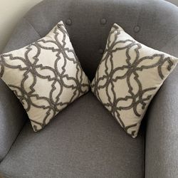 Beautiful Accent Pillows 13”X13” $16.00 For Both 