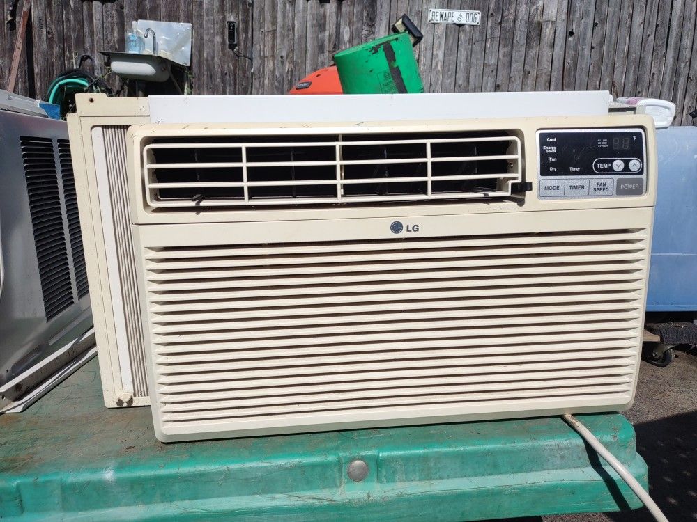 Window Air Conditioner AC 8000 BTU LG Dimensions In Picture