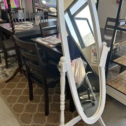Oval Standing Mirror