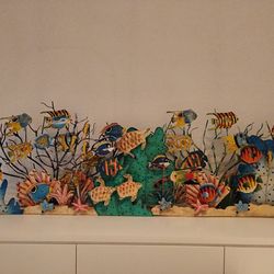 Tropical Fish Iron Artwork