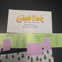 4 Castle Park Tickets 