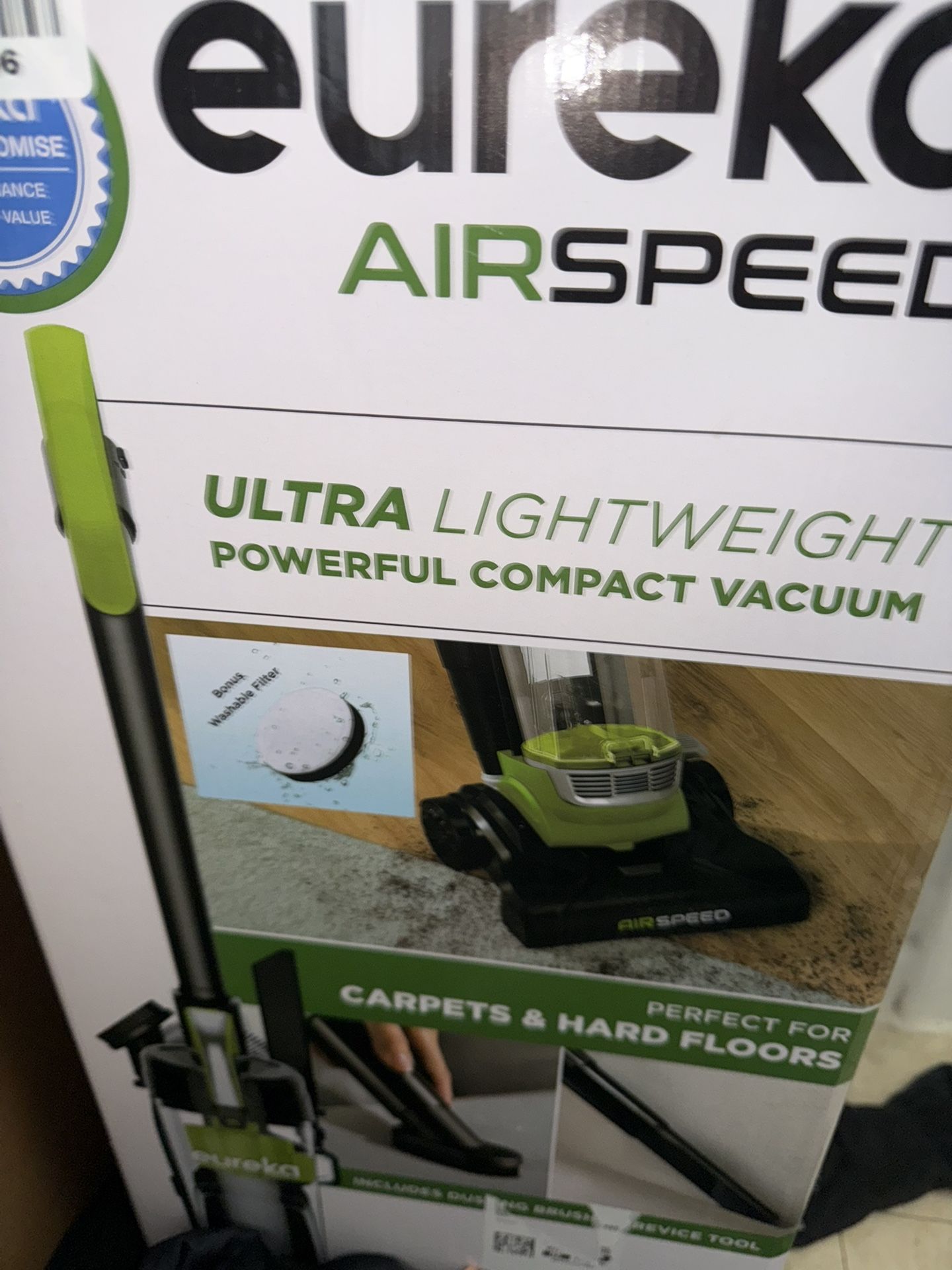 Eureka Ultra Airspeed Ultra Light Weight Vacuum