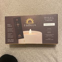 LuDela Real Flame Remote Candle 