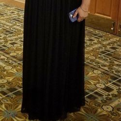 Davids bridal size 20 black in color