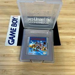 Super Mario Land GB Nintendo Game Boy Game & Manual AUTHENTIC