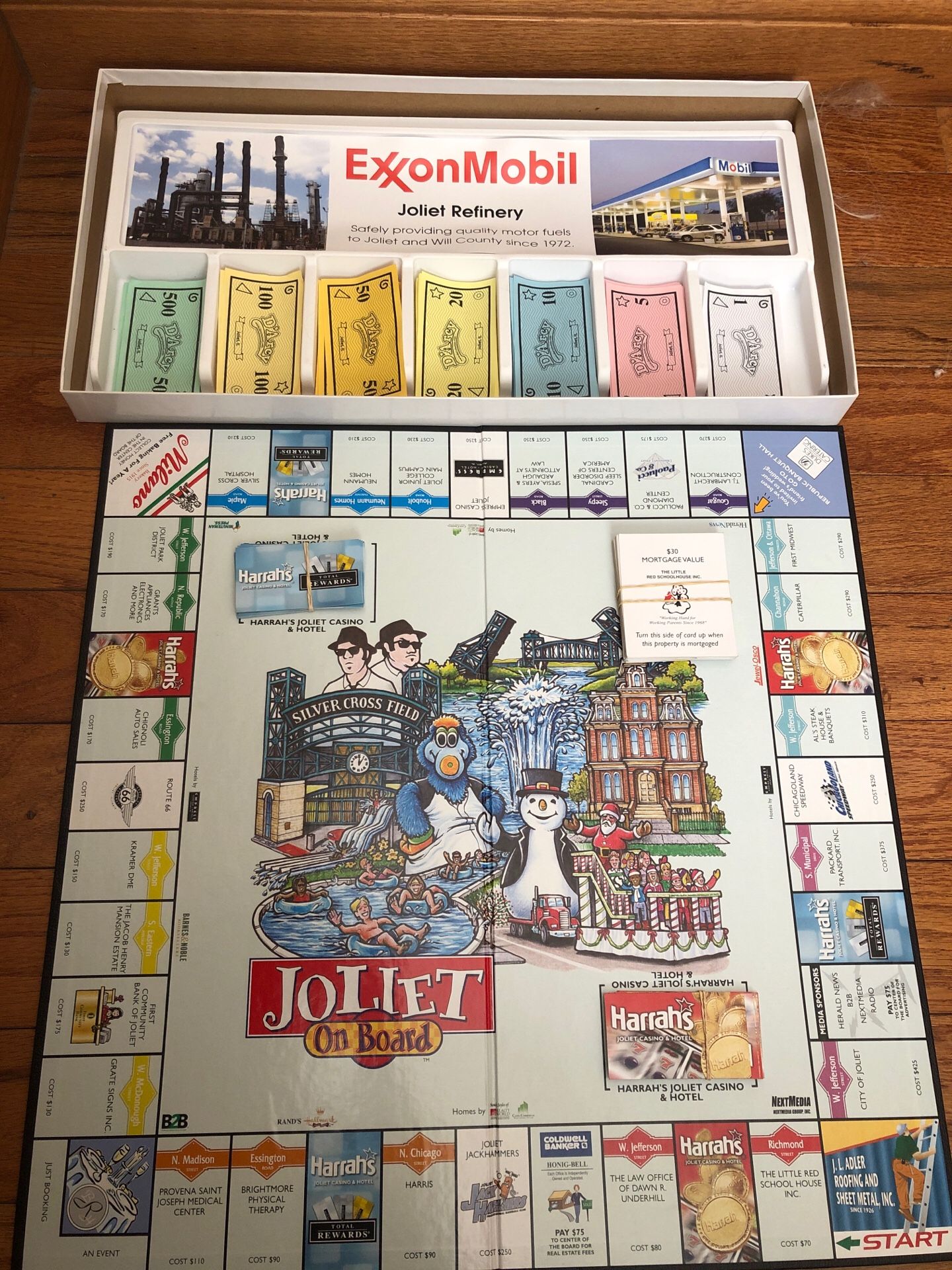 Joliet Monopoly Board Game