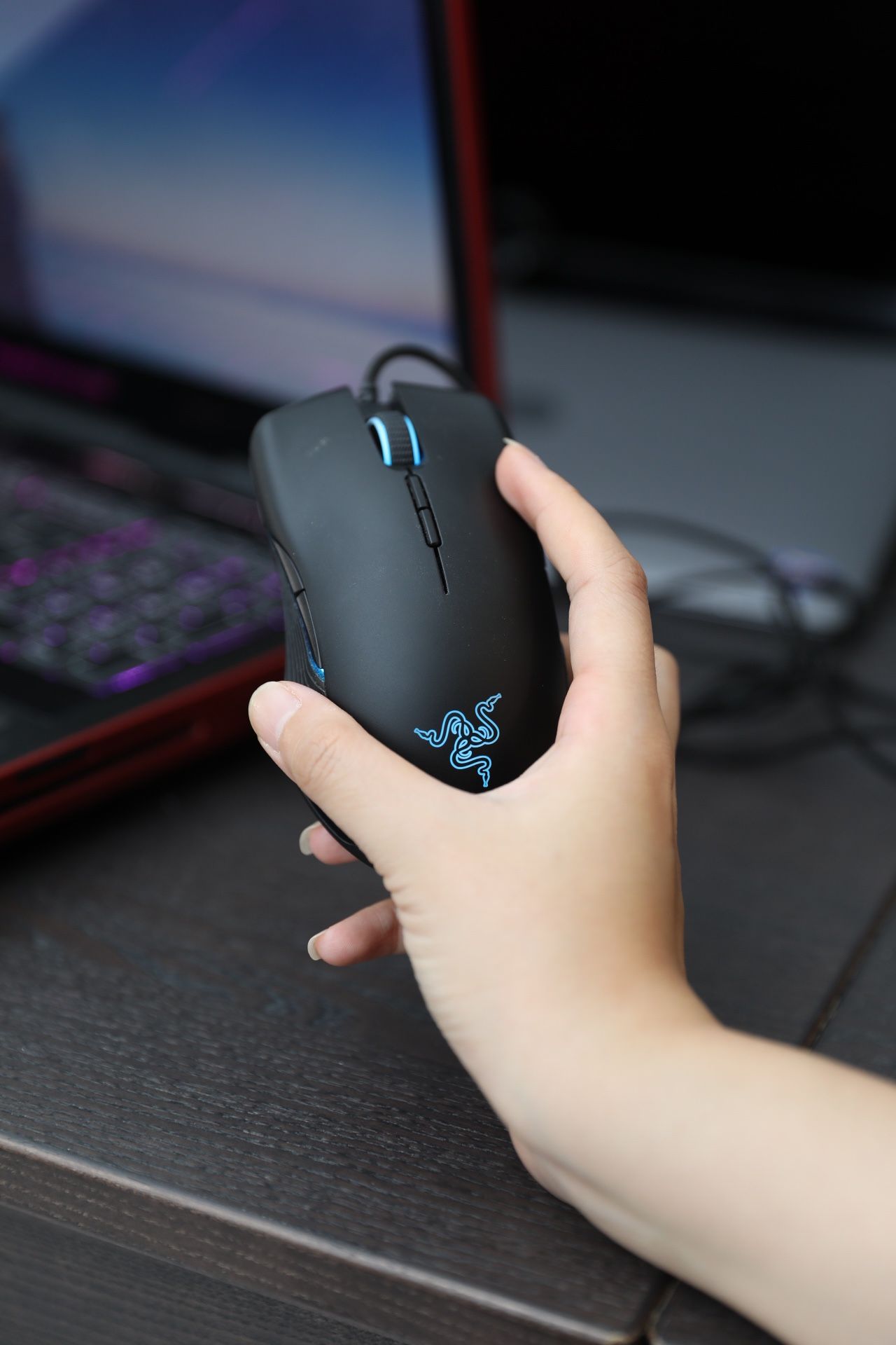 Gaming Mouse Razer Lancehead Tournament Edition Mercury Edition Professional Grade RGB Ambidextrous