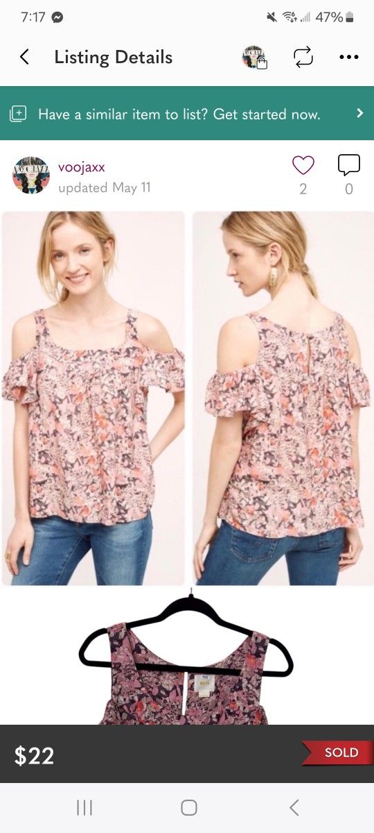 Anthropologie Top