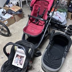 Britax B-Ready Stroller + Car seat + Bassinet + Baby Carrier