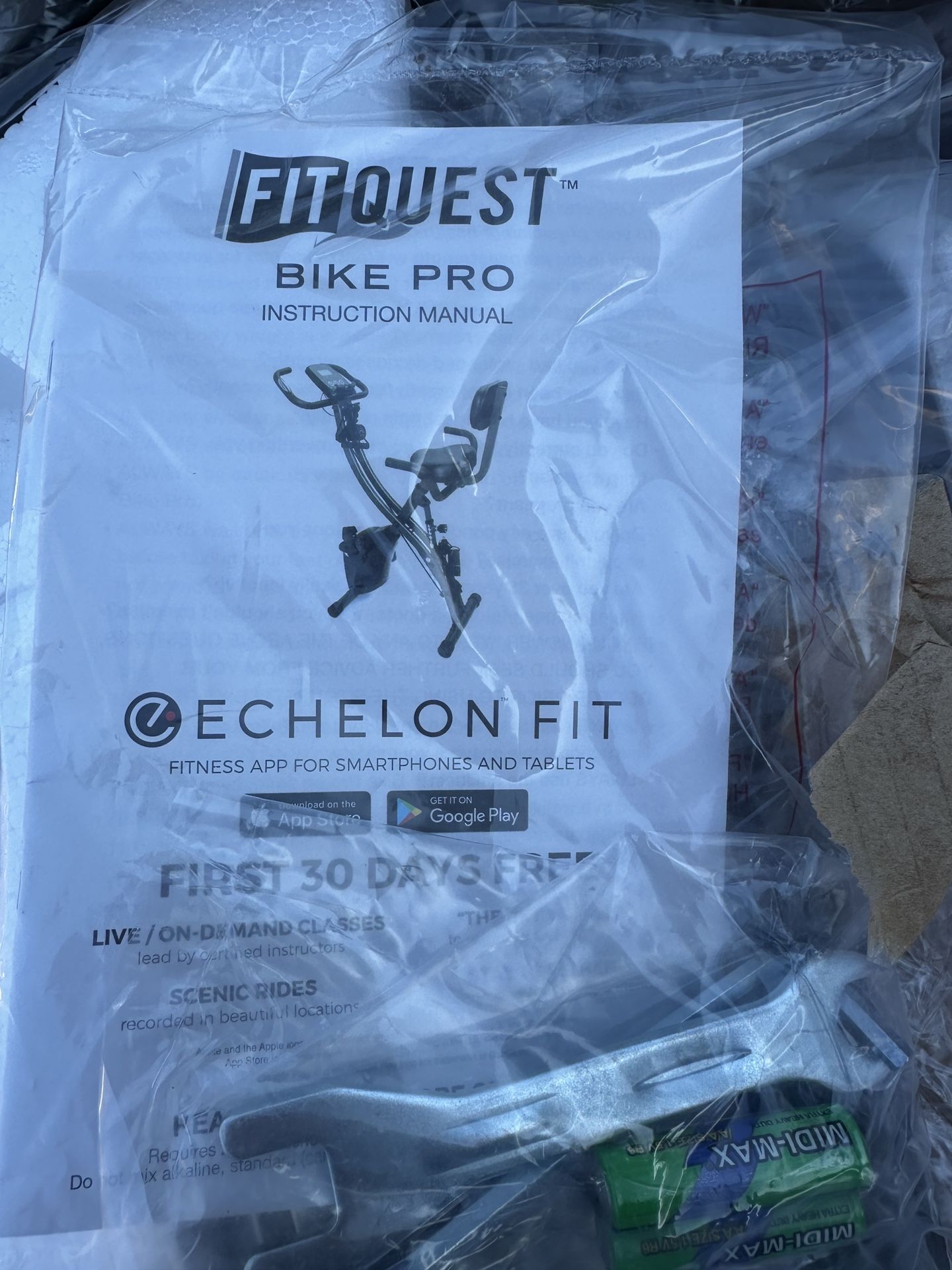 NEW IN BOX. Fit Quest Bike Pro Echelon Fit Exercise Bike
