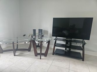 Tv stant and center table set