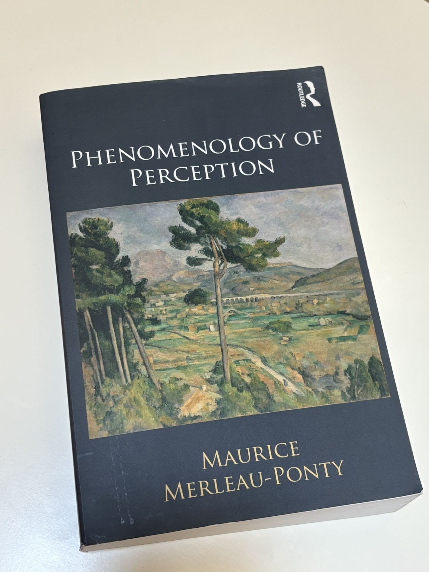 Book Phenomenology Of Perception By Maurice Merleau-Ponty