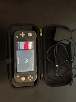 Nintendo switch lite with carry case