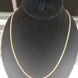 10k Solid Gold Rope Chains 8.7 Grams 26 Long Layway Available 10% Down If You Interested Please Make Sure You Ask For Maribel Thank You 