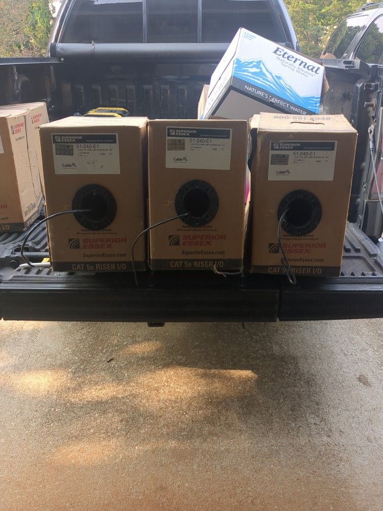 Cat 5e Indoor/Outdoor Cable Black