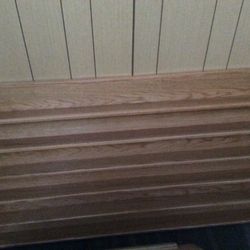 Handmade Wood Wall Display Shelf 72x32x5 1/2”