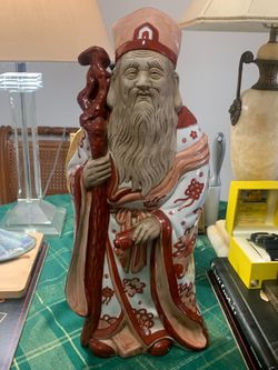 Vintage Japanese KUTANI Statue Collectible