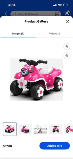 Minnie Mouse ride on toy
