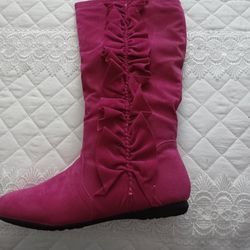 Pink Boots, Size 6