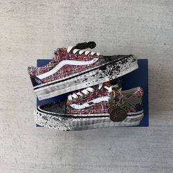 NEW Vans Old Skool Charms Sz 7 Mens Red 100% AUTHENTIC