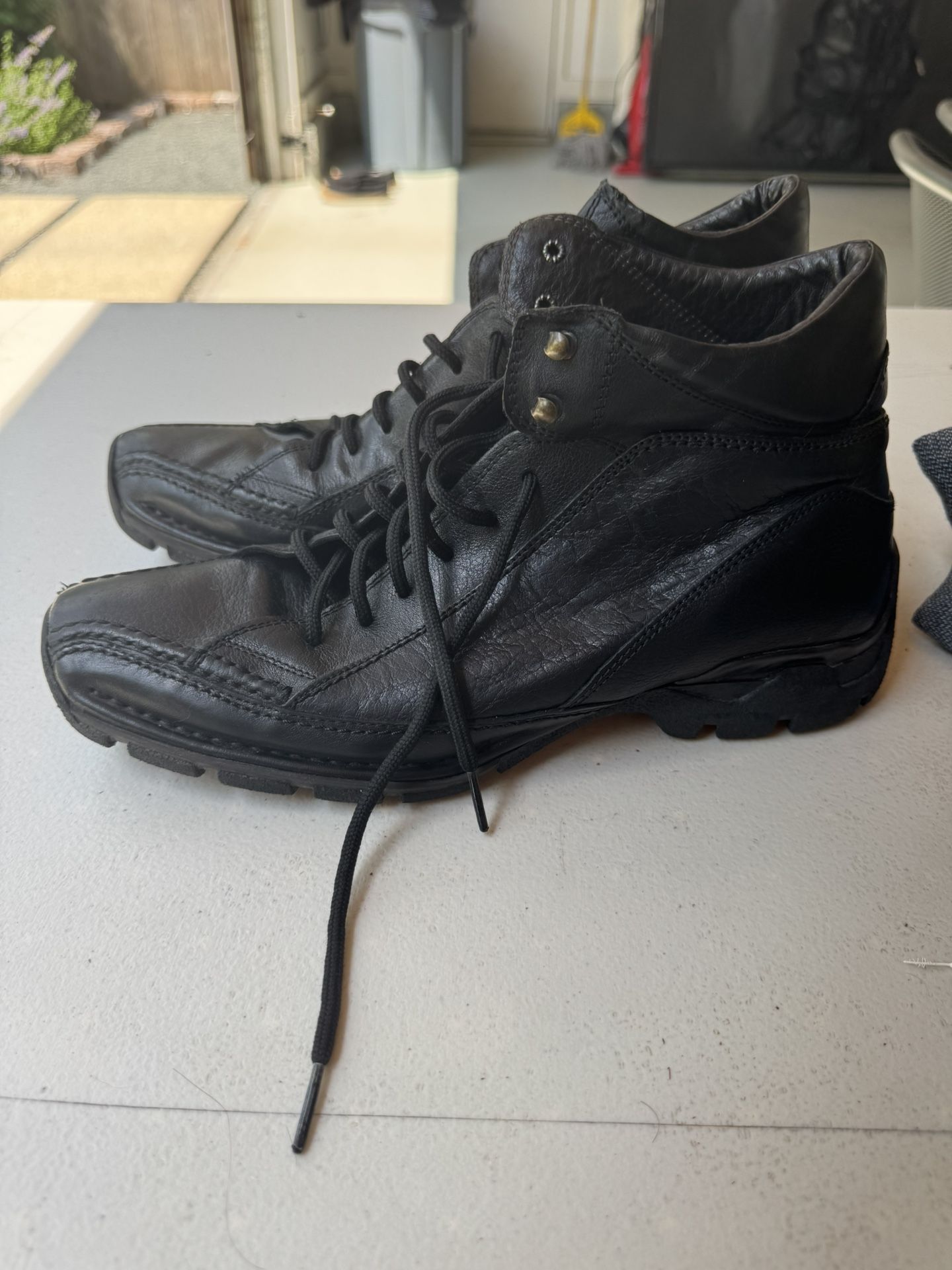 Bacco Bucci Italian Leather Boots 9