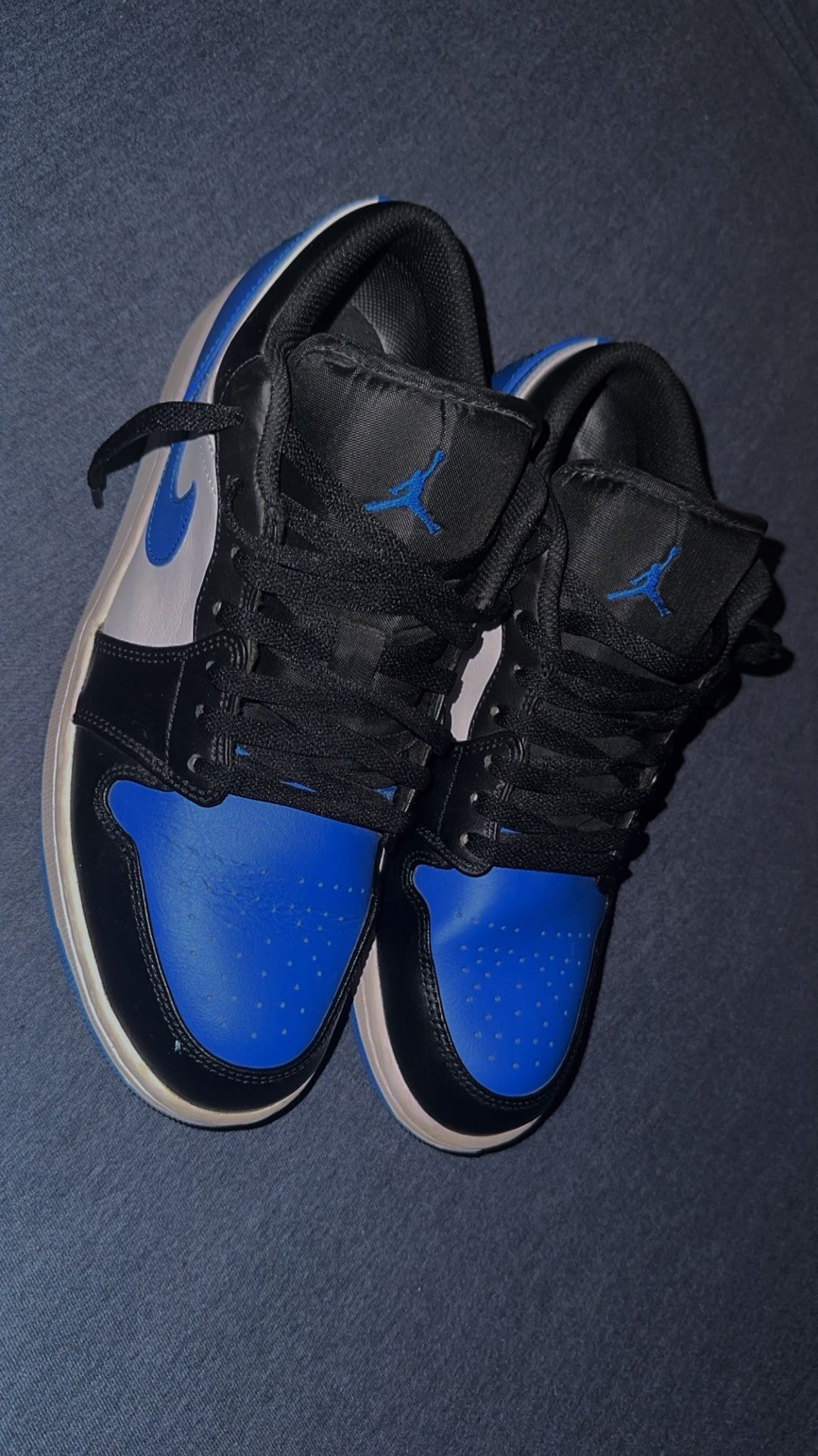 Nike Air Jordan 1 Low White/Royal Blue/Black