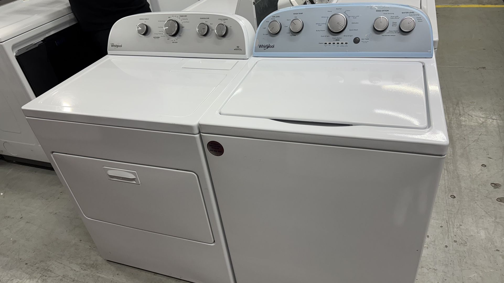 🔴Whirlpool washer And Dryer Set