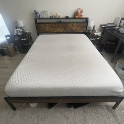 Bed Frame & Two Nightstands