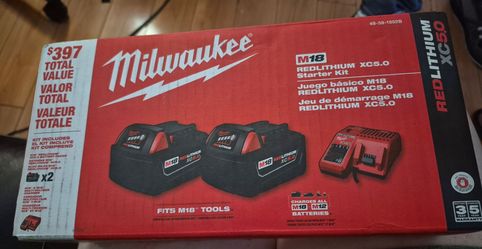 Milwaukee M18 RedLithium XC5.0 Starter Kit