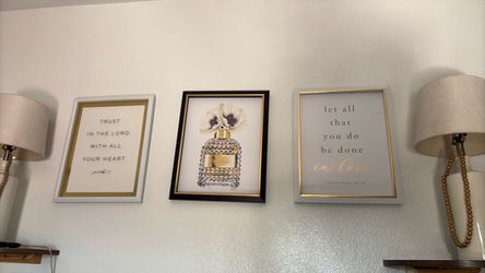 Framed wall art