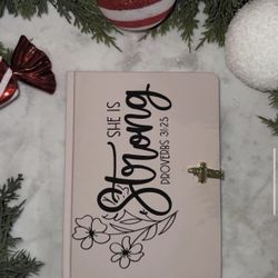 Pink She Is Strong Journal