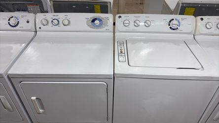 GE Washer and Dryer Set super capacity