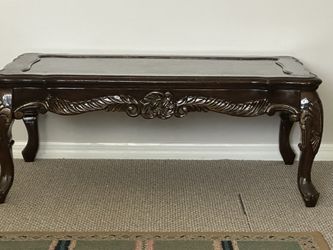 Marble Table With Two Small Marble Tables