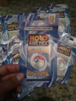 22 packs of Pokemon cards