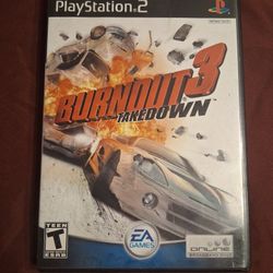 Playstation 2 - Burnout 3 Take Down Game 