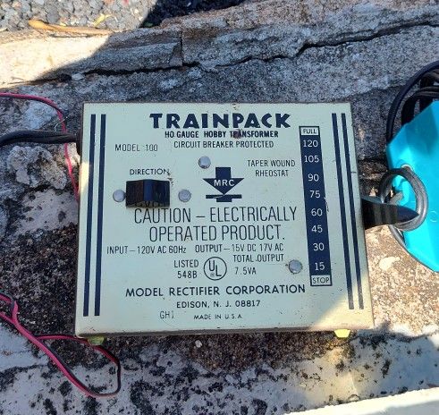 MRC Trainpack #HO Gauge Train Control Transformer