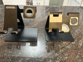 Metal Cell Phone, Watch and AirPod Desktop Organizers