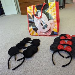 Mouse Ears Headband - 8 Pack - W/ tote gift Thumbnail