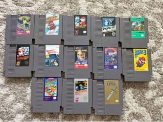 Nintendo nes games 25 each