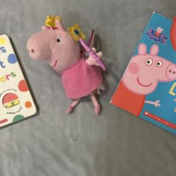Peppa Pig Plush And Books 