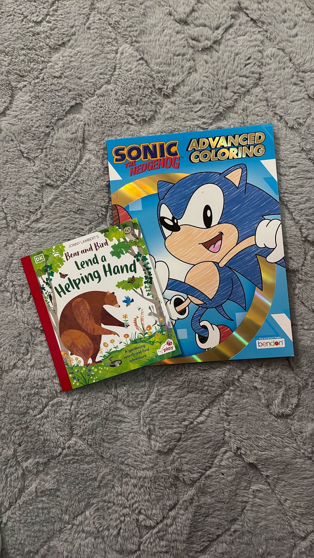 Kids book and coloring book
