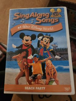 Sing-Along Songs: Beach Party at Walt Disney World DVD 2005 50th Disneyland VTG