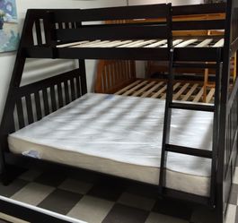 NEW BUNK BED FULL TWIN WITH MATTRESS INCLUDED NEW