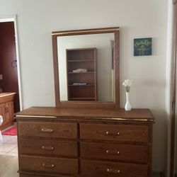 retro teak dresser